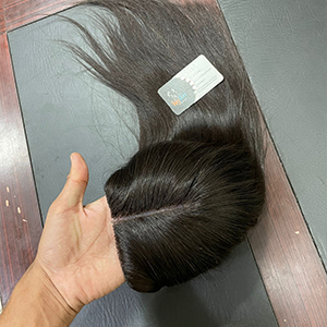 Human Hair Mono Topper 6 x 6
